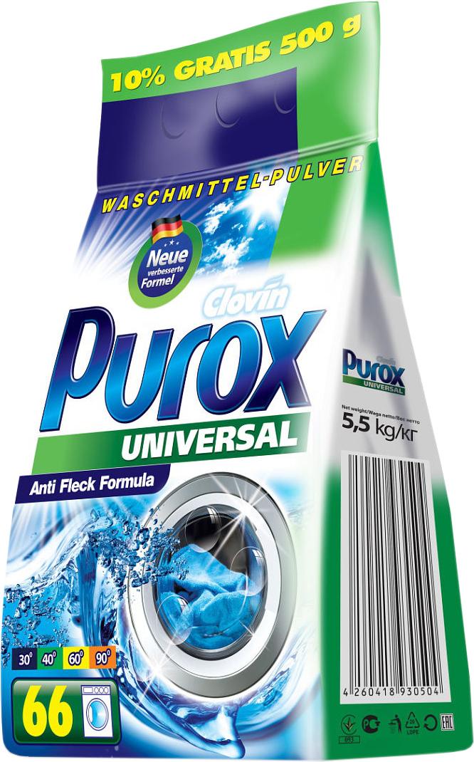 

Стиральный порошок Purox Universal 5.5кг, Universal 5.5кг