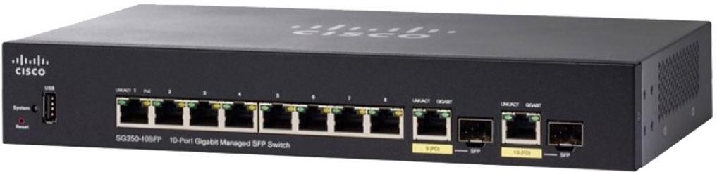 

Коммутатор Cisco SG350-10SFP-K9-EU, SG350-10SFP-K9-EU