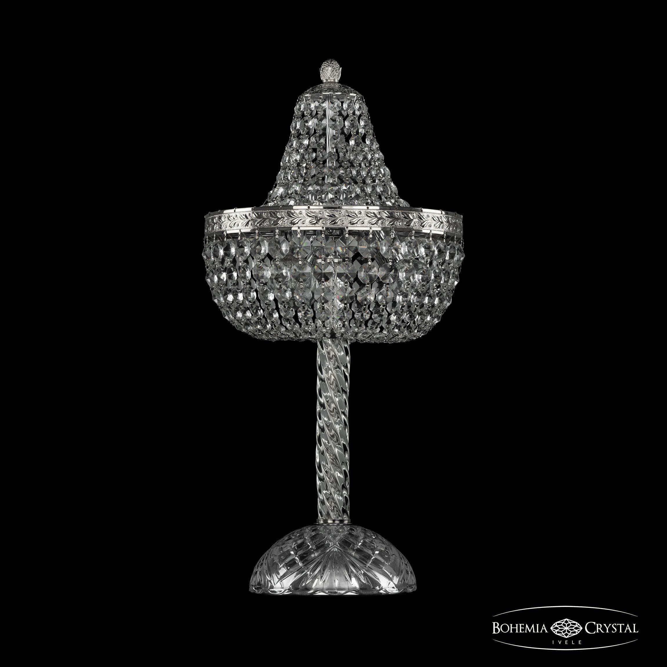 

Настольная лампа Bohemia Ivele Crystal 19111L4/H/25IV Ni