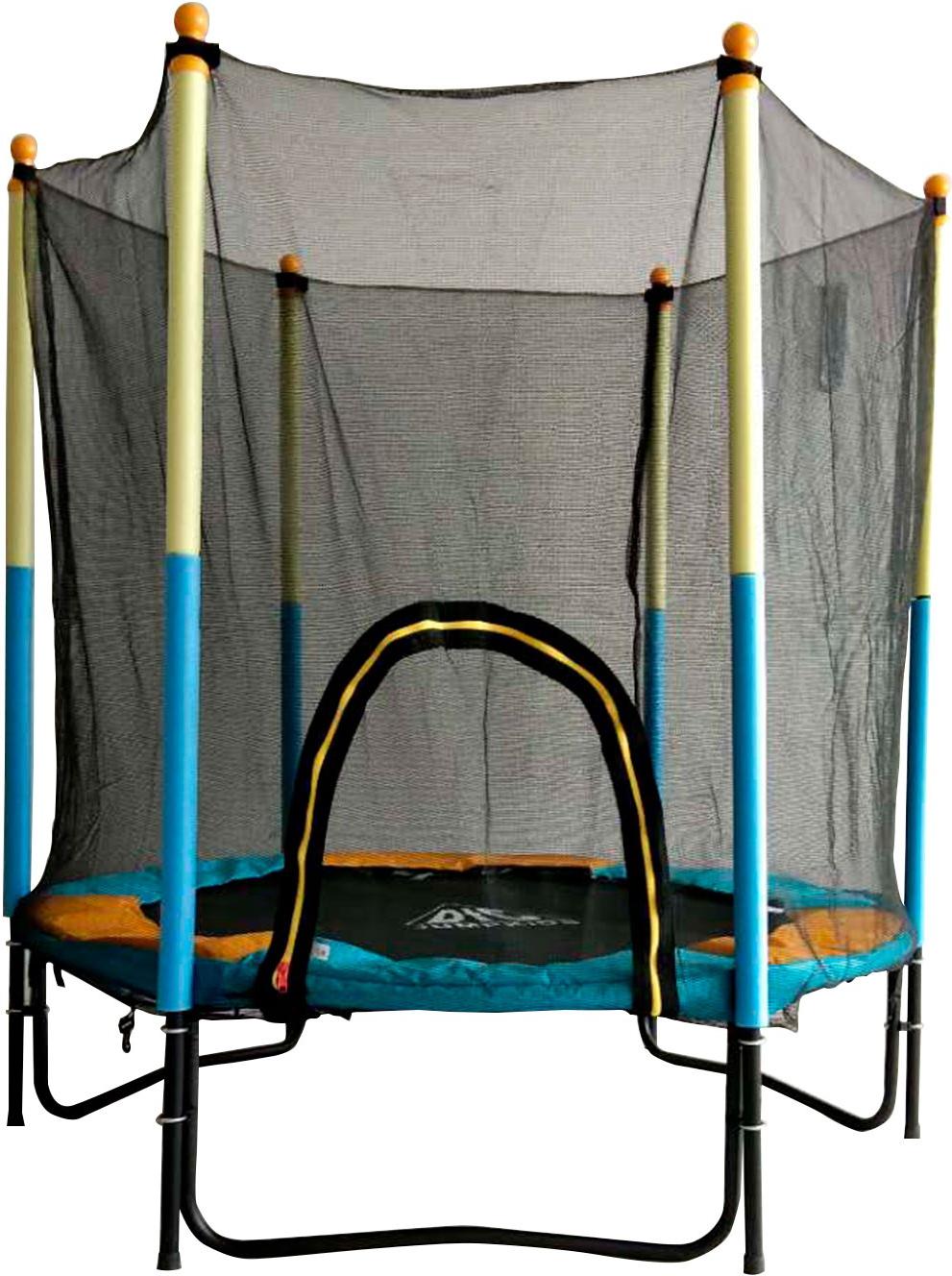 

Батут DFC JUMP KIDS 60 сетка 150 см желтый/синий [60INCH-JD-BY], JUMP KIDS 60 сетка 150 см