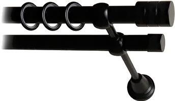 

Карниз Lm Decor Цилиндр 088 2р гладкий 25/19мм 2.8м черный матовый