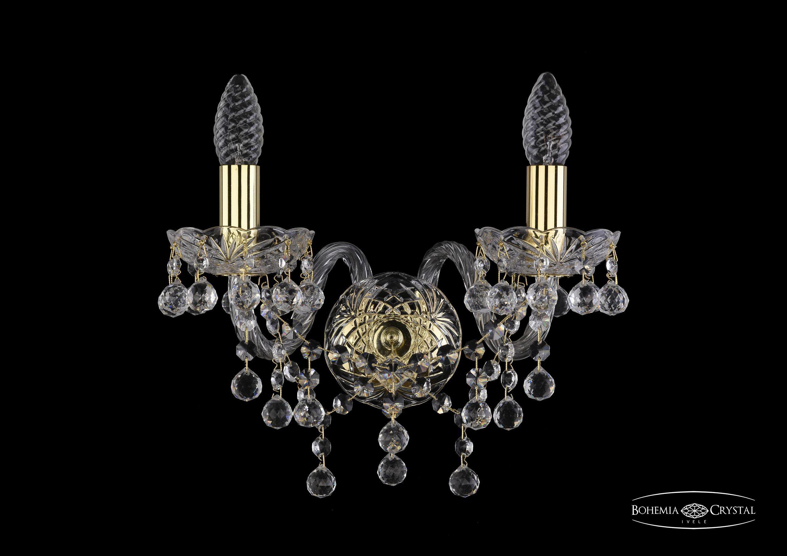 

Подвесная люстра Bohemia Ivele Crystal 1409B/2/141/G, Бра Bohemia Ivele Crystal 1409B/2/141/G