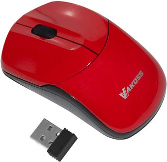 

Мышь VAKOSS TM-655UR Red, TM-655UR
