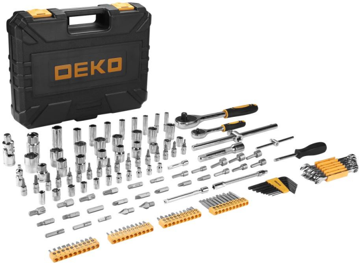 

Набор автоинструмента Deko DKAT150 в чемодане SET 150 [065-0912], Набор автоинструмента Deko DKAT150 в чемодане SET 150 065-0912
