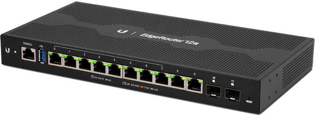 

DSL-маршрутизатор Ubiquiti 10P 1000M 2SFP [ER-12P], DSL-маршрутизатор Ubiquiti 10P 1000M 2SFP ER-12P