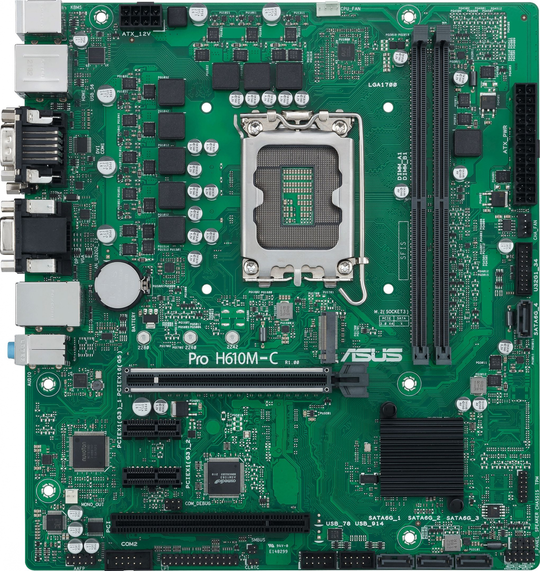 

Материнская плата ASUS PRO H610M-C-CSM