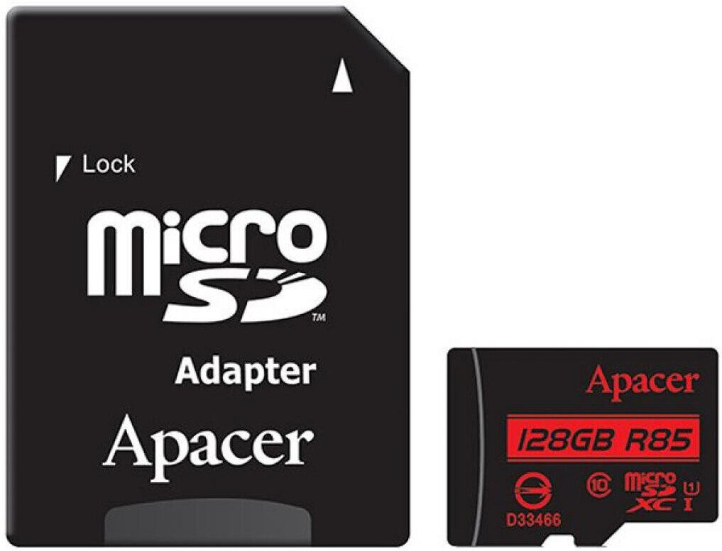 

Карта памяти Apacer Карта памяти SDXC-micro 128Gb Apacer AP128GMCSX10U5-R [AP128GMCSX10U5-R], Карта памяти SDXC-micro 128Gb Apacer AP128GMCSX10U5-R