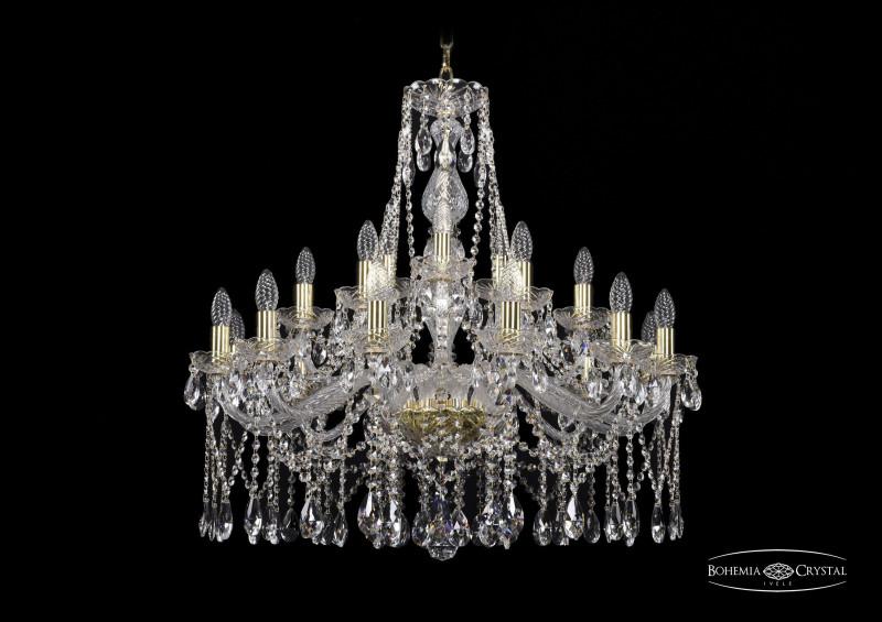 

Подвесная люстра Bohemia Ivele Crystal 1413/12+6+3/300/G