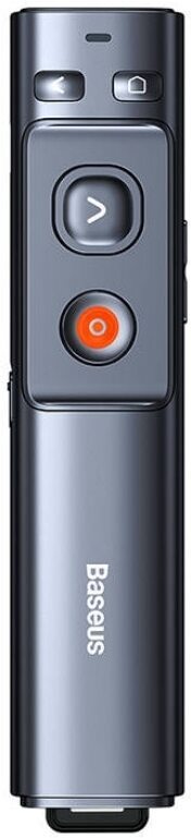 

Беспроводная указка Baseus ACFYB-B0G Orange Dot Wireless Presenter (Red Laser) Gray (Baseus Orange Dot Wireless Presenter (Red Laser) Gray (ACFYB-B0G))