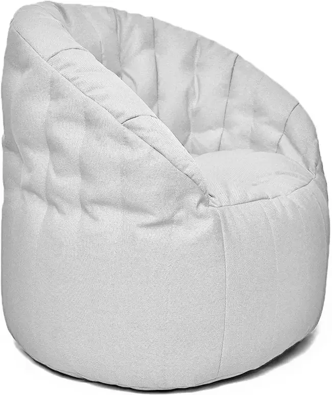 

Бескаркасное кресло Loftyhome Энджой XL рогожка Bagama White