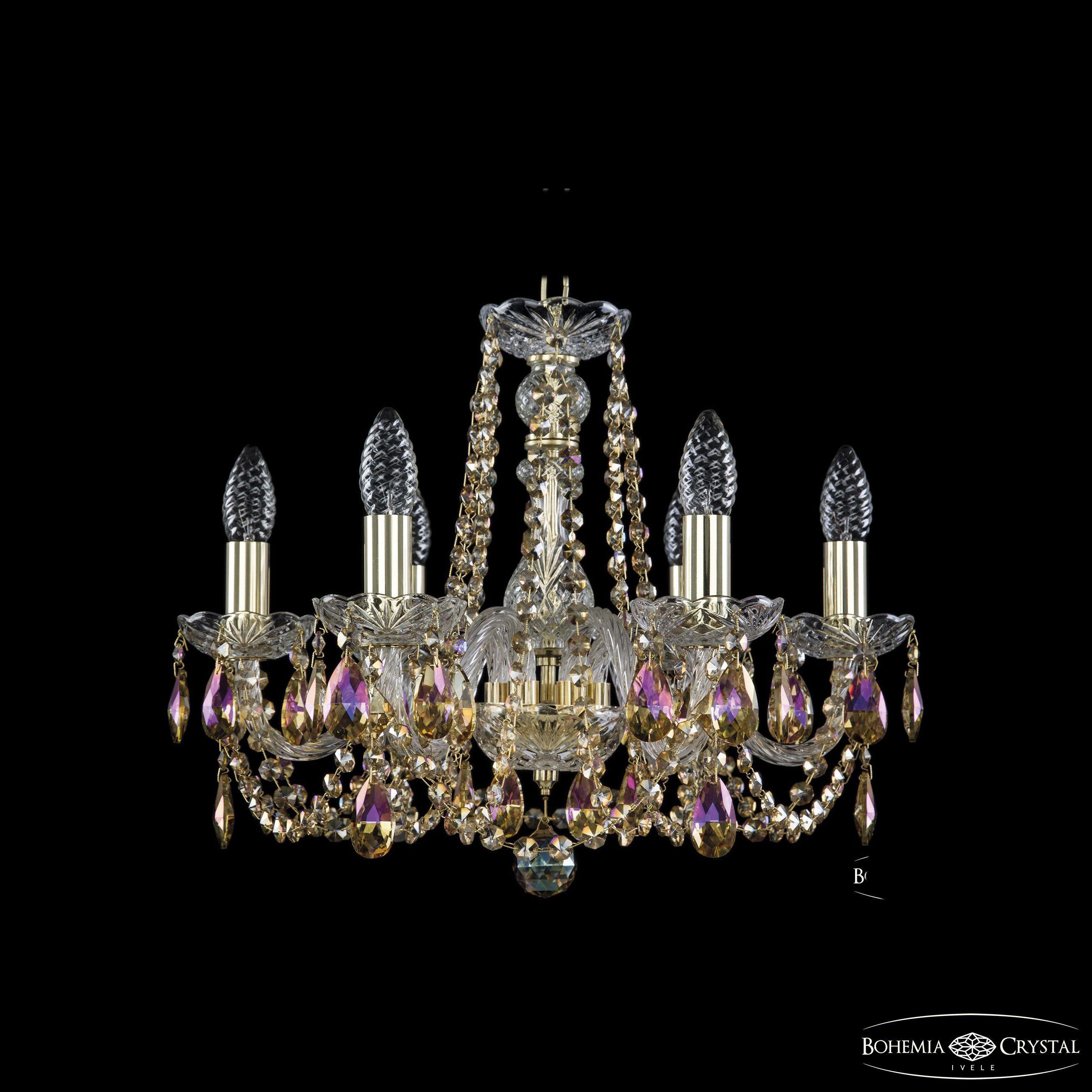 

Подвесная люстра Bohemia Ivele Crystal 1402/6/160 G R777