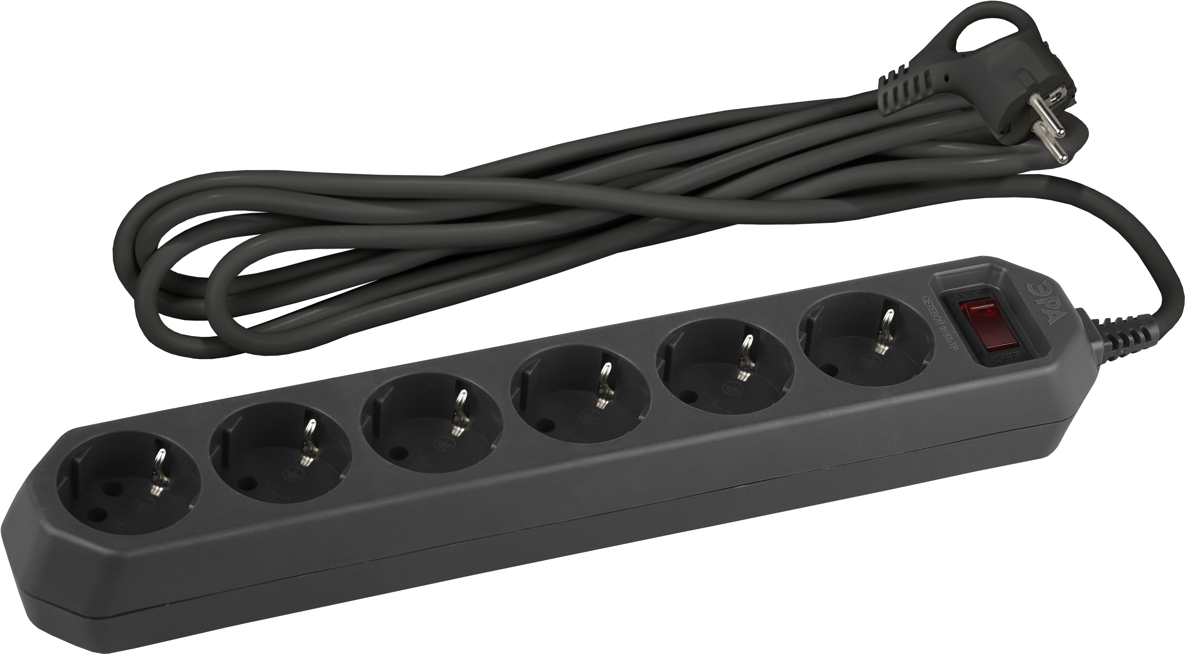 

Сетевой фильтр ЭРА USF-6es-1.5m-B-BOX (черный)