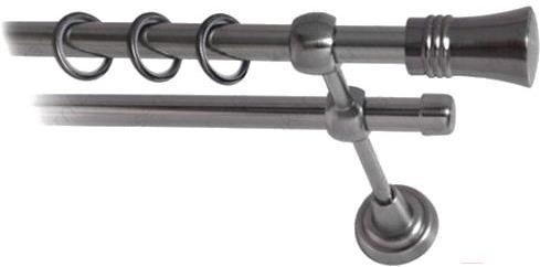 

Карниз Lm Decor Гиро 071 2р гладкий 2.8м антрацит, Гиро 071 2р гладкий 16мм 2.8м