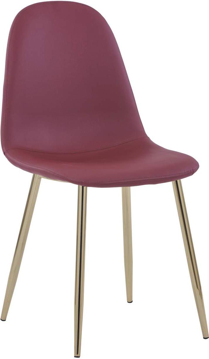 

Стул Stool Group Валенсия экокожа красная золотые ножки, Стул Stool Group Валенсия DC-93025E PU red экокожа красная золотые ножки