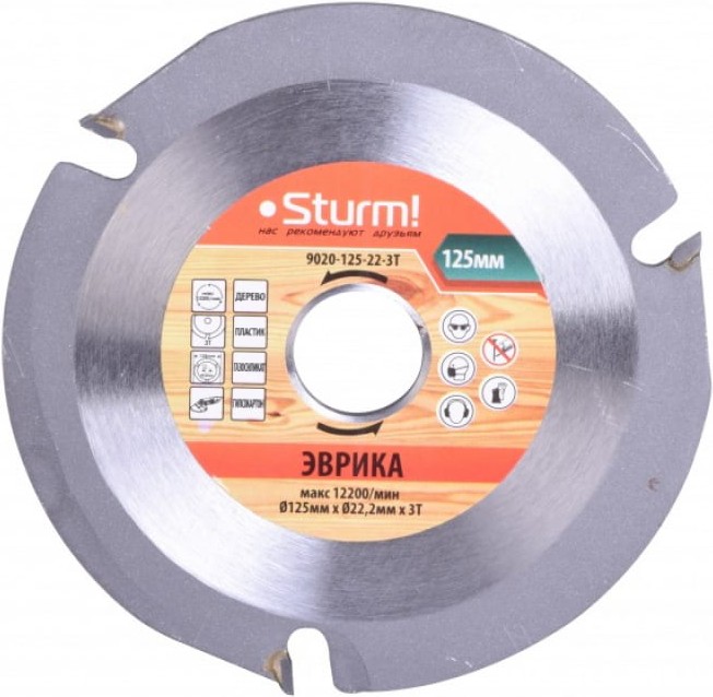 

Диск пильный Sturm 9020-125-22-3T