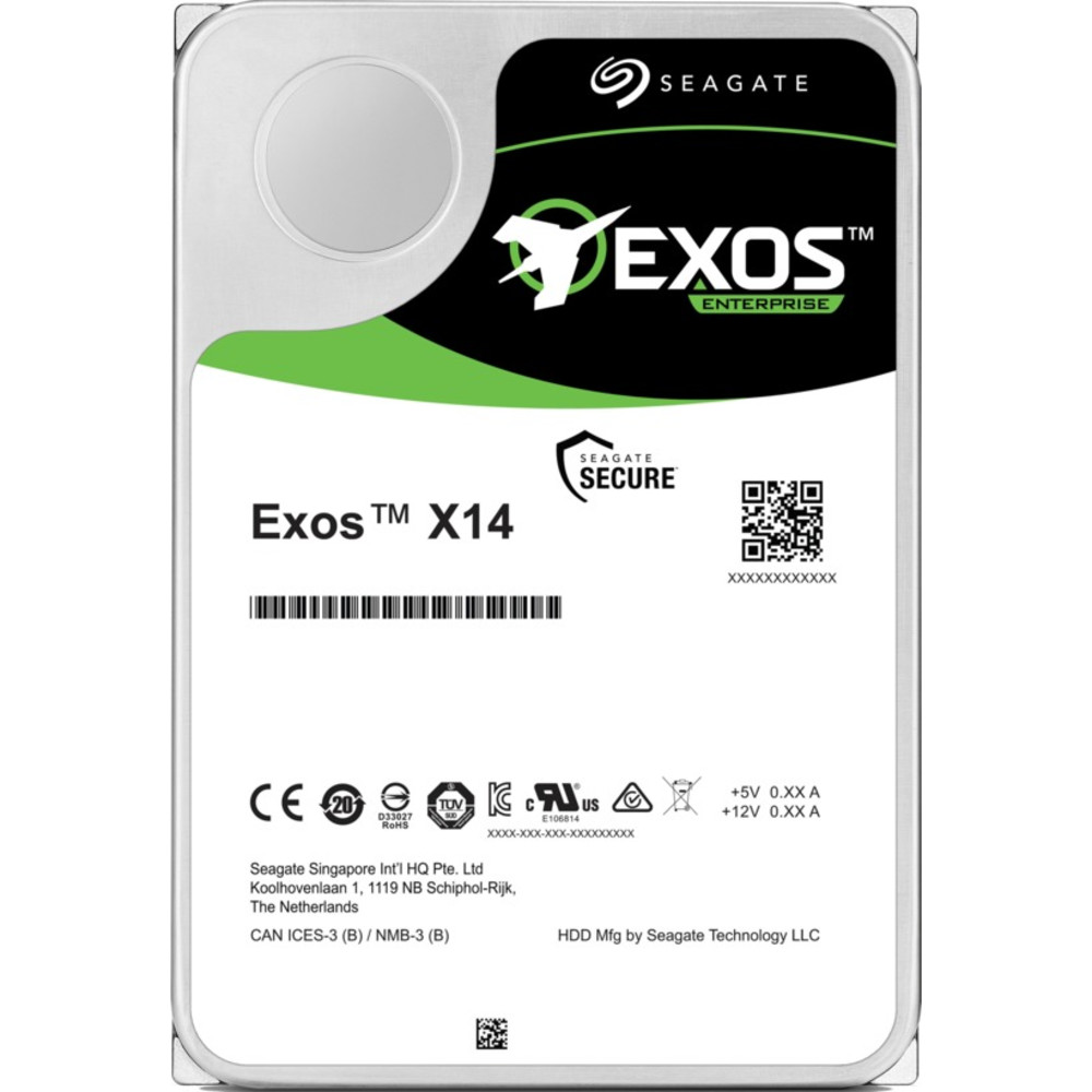 

Жесткий диск Seagate Exos X14 12TB [ST12000NM0038], Exos X14 12TB