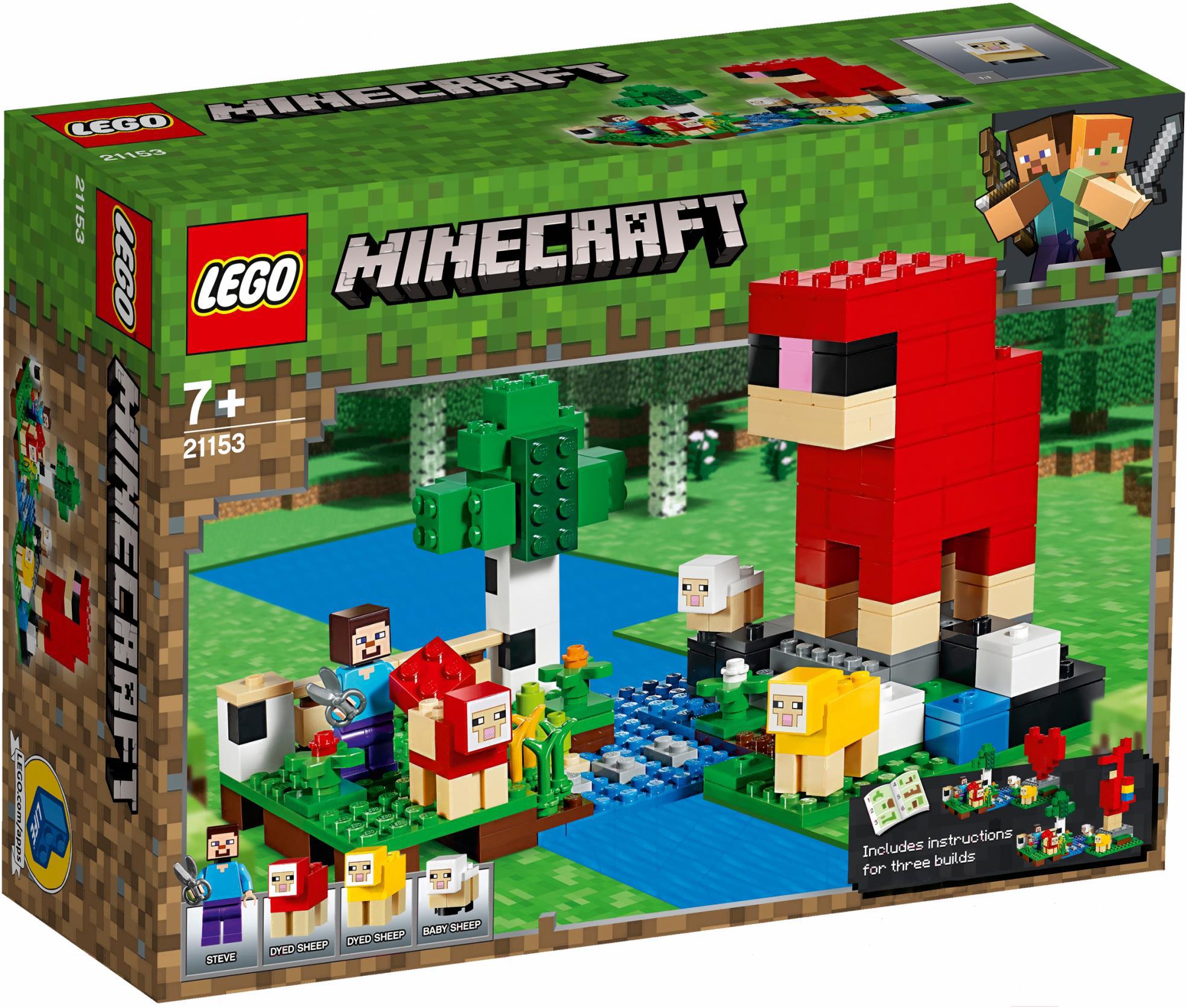 

Конструктор LEGO Minecraft Шерстяная ферма, Minecraft Шерстяная ферма
