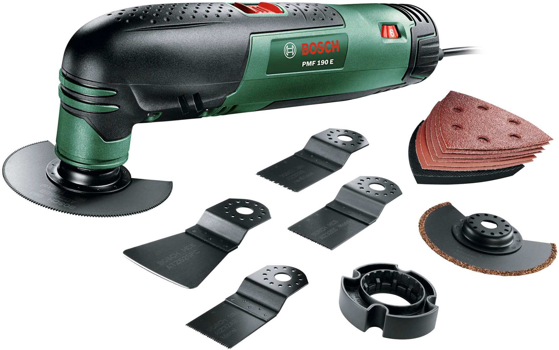

Мультифункциональная шлифмашина Bosch PMF 190 E Set (0603100521), PMF 190 E Set