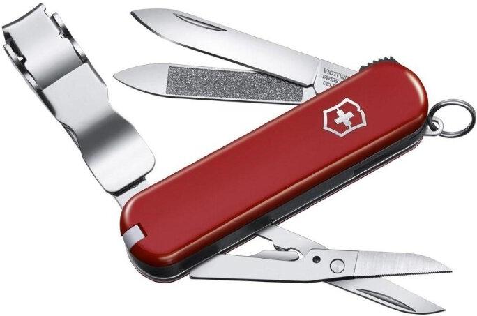

Туристический нож Victorinox NailClip 580 8 функций красный [0.6463], NailClip 580 8 функций