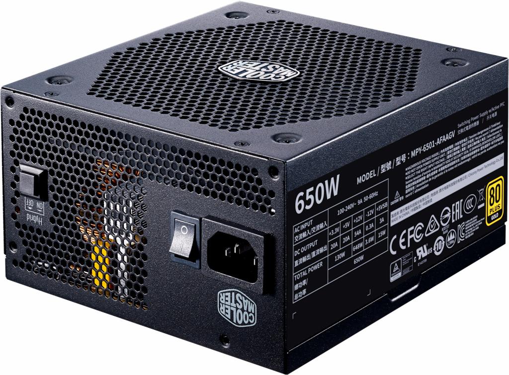 

Блок питания Cooler Master V650 Gold 650W [MPY-6501-AFAAGV-EU], V650 Gold 650W