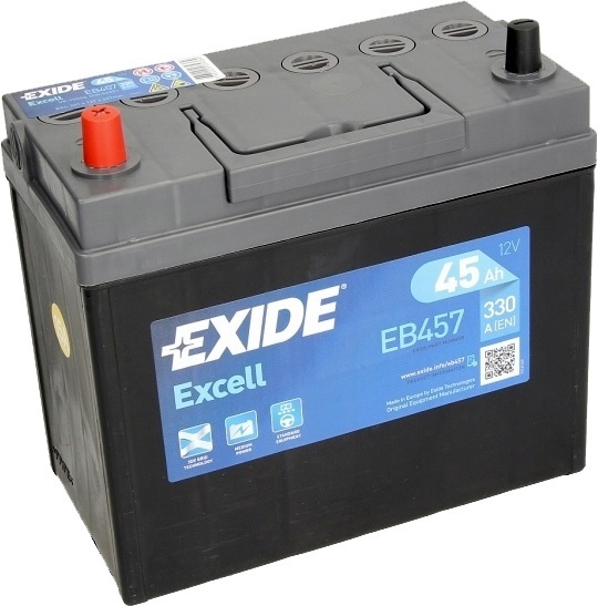 

Аккумулятор Exide Excell EB457 45 А/ч