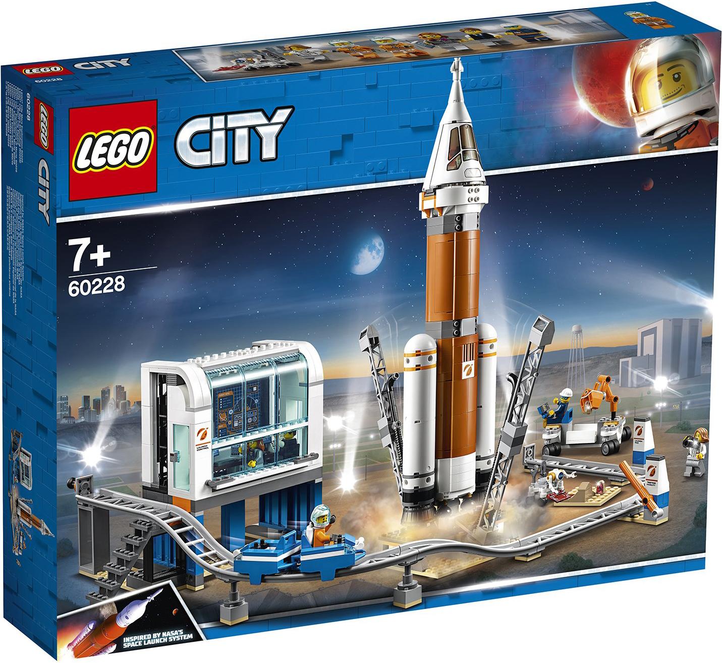 

Конструктор LEGO CITY Ракета для запуска в далекий космос и пульт управления [60228], CITY Ракета для запуска в далекий космос и пульт управления