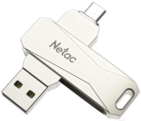 

USB Flash-накопитель Netac NT03U381B-128G-30PN Silver