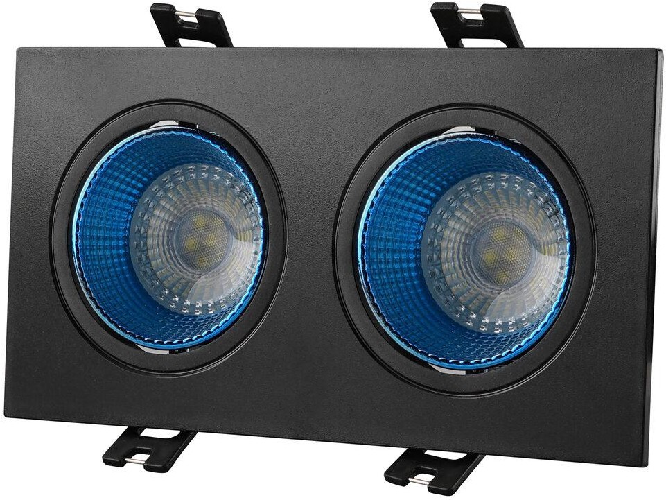 

Встраиваемый точечный светильник Denkirs DK3072-BK+CY