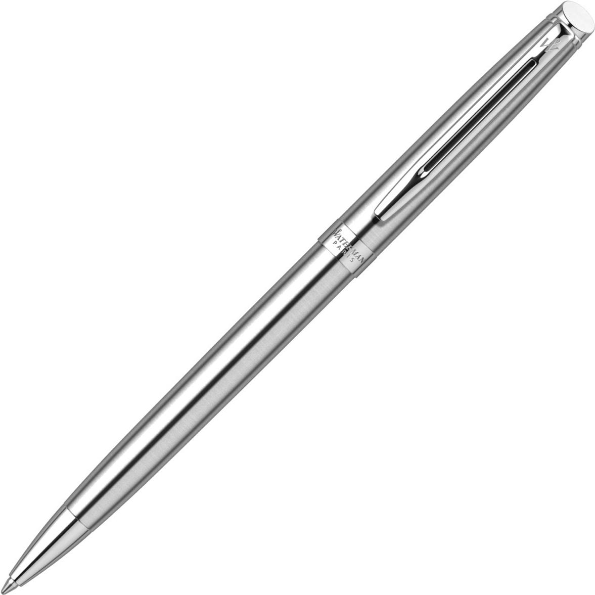 

Ручка шариковая Waterman Hemisphere CT M синие чернила коробка Steel [S0920470], Ручка шариковая Waterman Hemisphere CT M синие чернила коробка S0920470 Steel