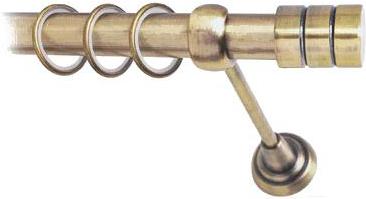 

Карниз Lm Decor Цилиндр 088 1р гладкий 3.6м антик, Цилиндр 088 1р гладкий 16мм 3.6м