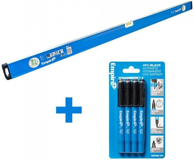 

Уровень Empire Box 650,48 + маркер 4 шт EMFINEB-4PK [5132003778-333]