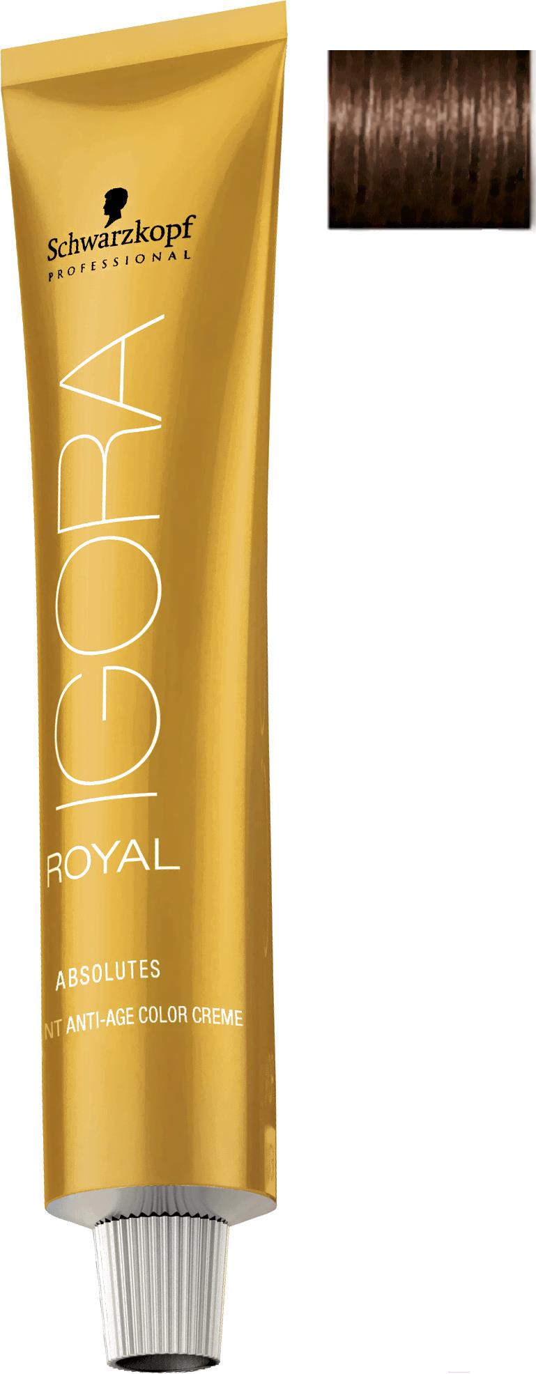 

Краска для волос Schwarzkopf Professional Igora Royal Absolutes 4-60 60мл, Igora Royal Absolutes 4-60 60мл