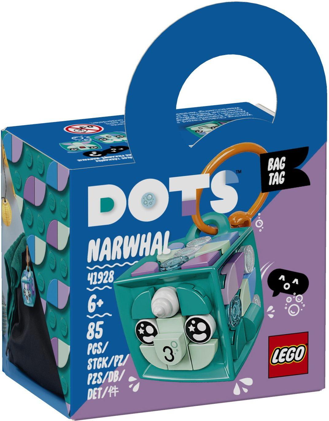 

Конструктор LEGO Dots Брелок Нарвал [41928], Dots Брелок Нарвал