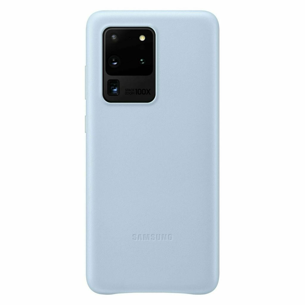 

Чехол для телефона Samsung Leather Cover для S20 Ultra Blue, Leather Cover для S20 Ultra