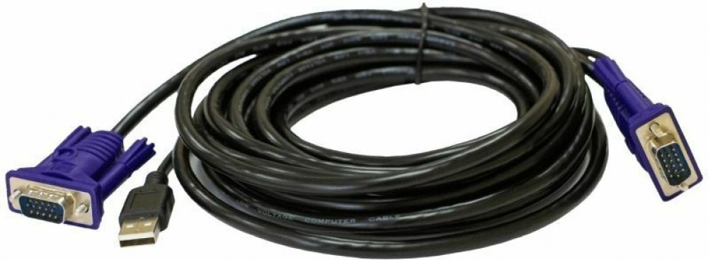 

Кабель для компьютера D-Link solid 5м черный [DKVM-CU5/B1A], Кабель D-Link DKVM-CU5/B1A