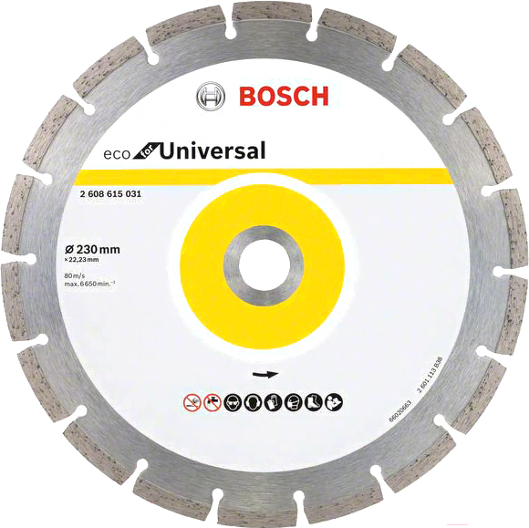 

Алмазный диск Bosch Eko Universal D230 10 шт [2.608.615.044], Алмазный диск Bosch Eco Universal D230 10 шт 2.608.615.044
