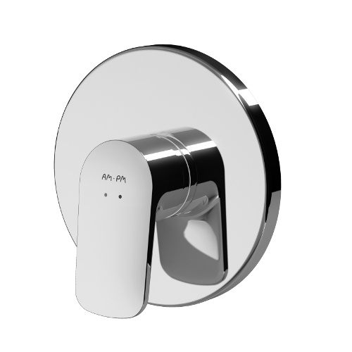 

Смеситель Am.Pm Spirit монтируемый в стену хром [F7075000], Spirit монтируемый в стену
