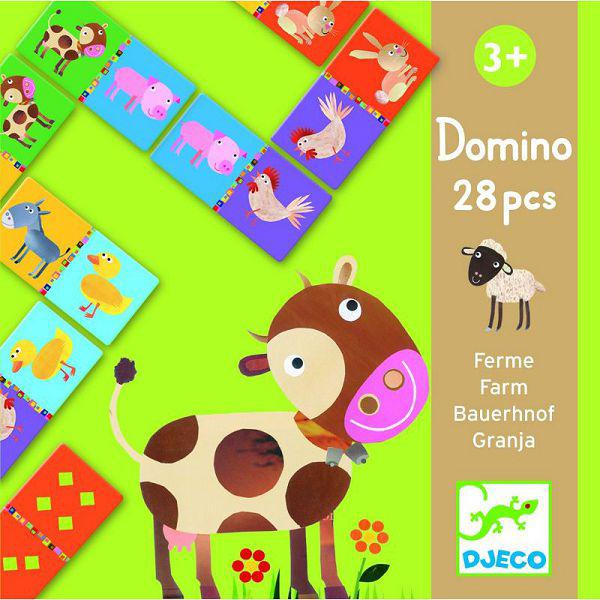 

Настольная игра Djeco Домино Животные [08158], Домино Животные
