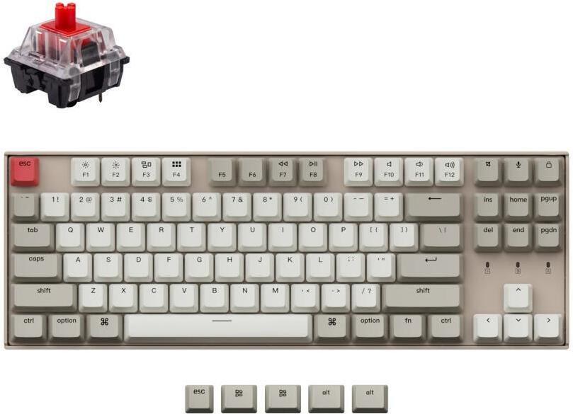 

Беспроводная клавиатура Keychron K8 Retro (K8-M1-RU)