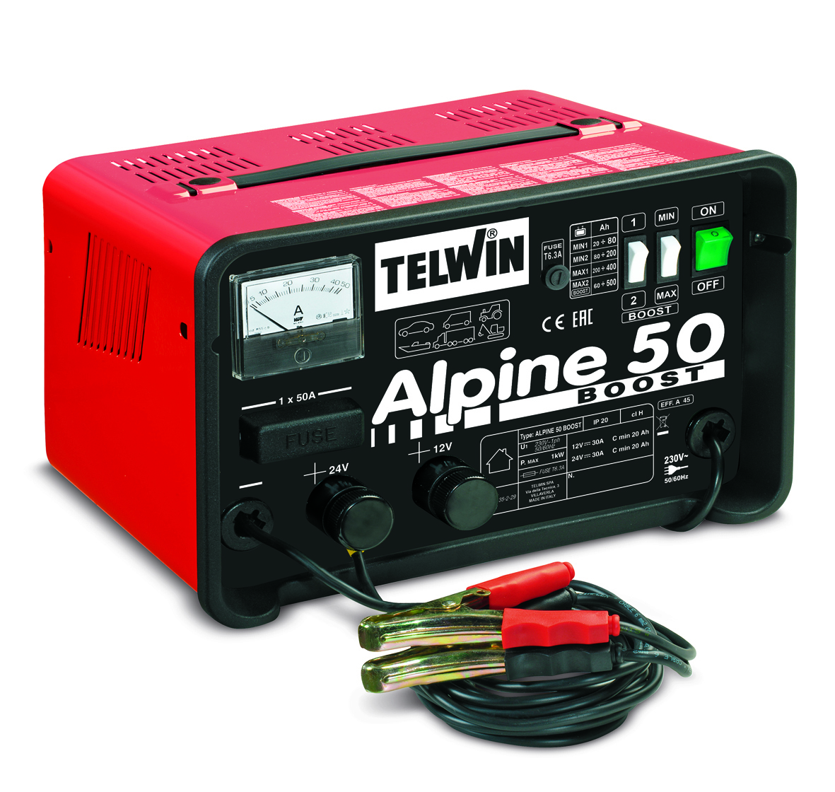 

Зарядное устройство для аккумулятора Telwin Alpine 50 Boost, Alpine 50 Boost