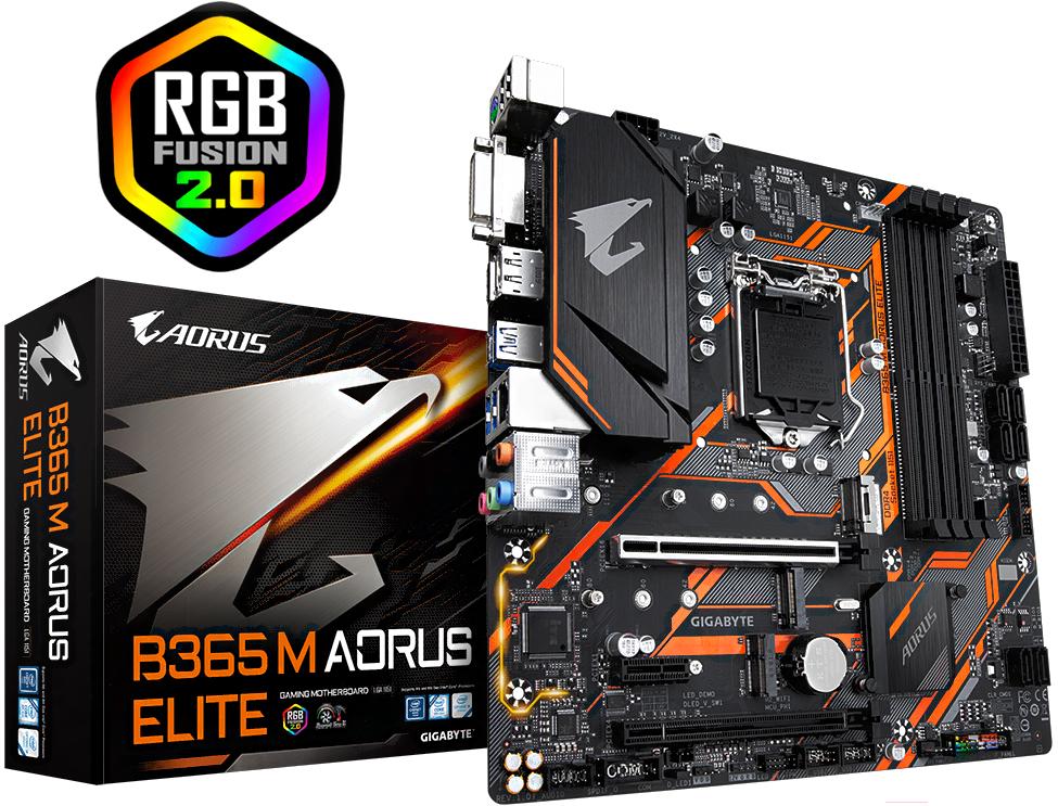 

Материнская плата Gigabyte B365M AORUS ELITE B365 4xDDR4, B365M AORUS ELITE B365