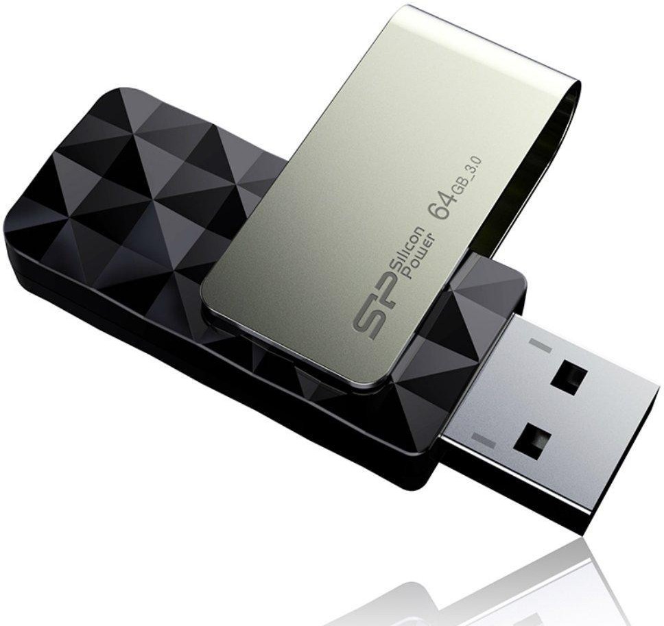 

Usb flash Silicon-Power 64Gb Blaze B30 3.0 черный [SP064GBUF3B30V1K], Usb flash Silicon-Power 64Gb Blaze B30 3.0 SP064GBUF3B30V1K черный