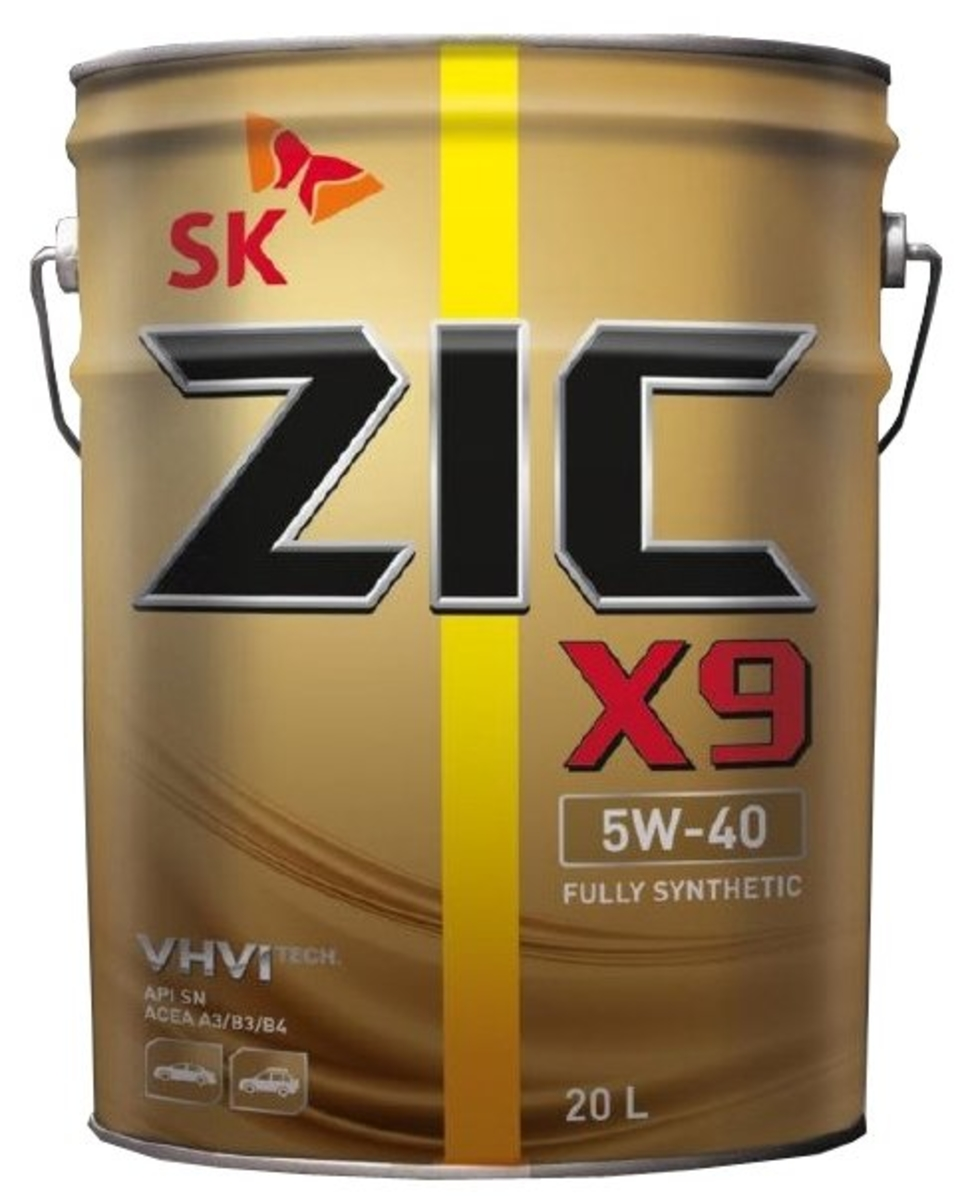

Моторное масло ZIC X9 5W40 20л (192000)