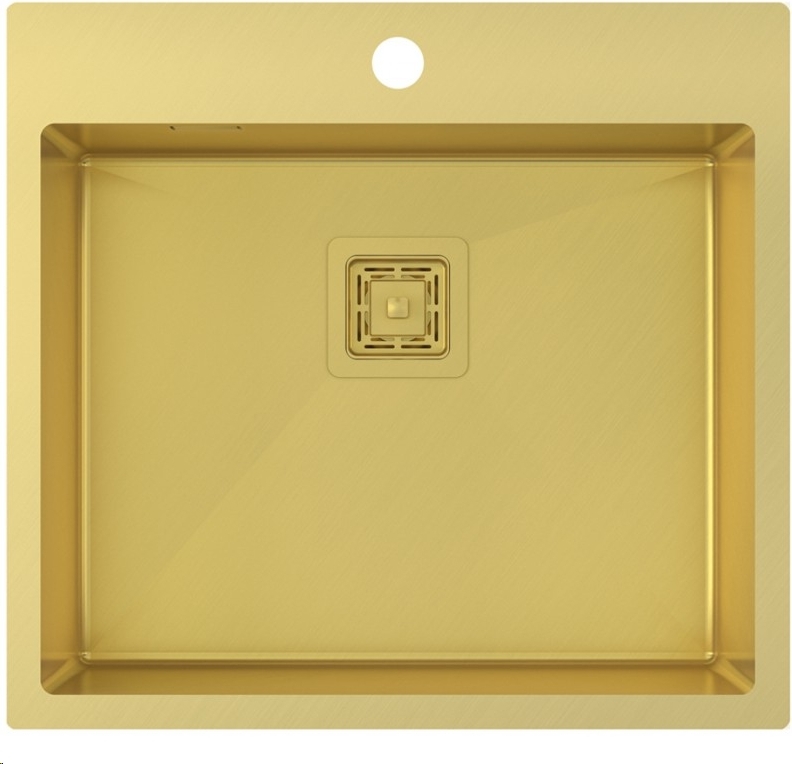 

Кухонная мойка Aquasanita Steel AIR 100 N-G gold [AIR 100 N-G], Кухонная мойка Aquasanita Aira AIR100N-G (золотистый)