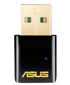 

Беспроводной адаптер ASUS USB-AC51, Адаптер ASUS USB-AC51 (90IG00I0-BM0G00)
