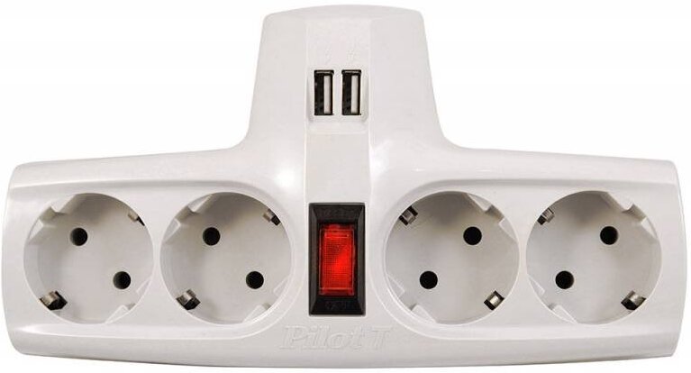 

Сетевой фильтр ZIS Pilot T USB