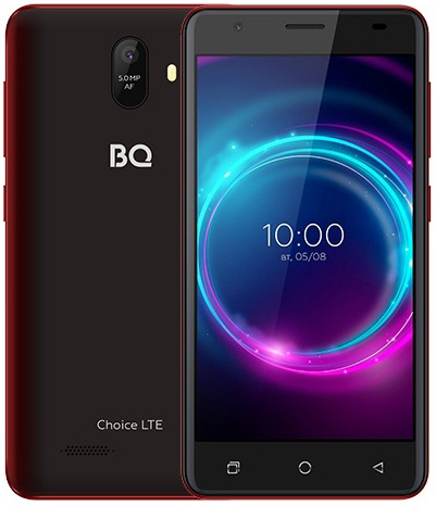 

Мобильный телефон BQ-Mobile Choice LTE 5046L красное вино