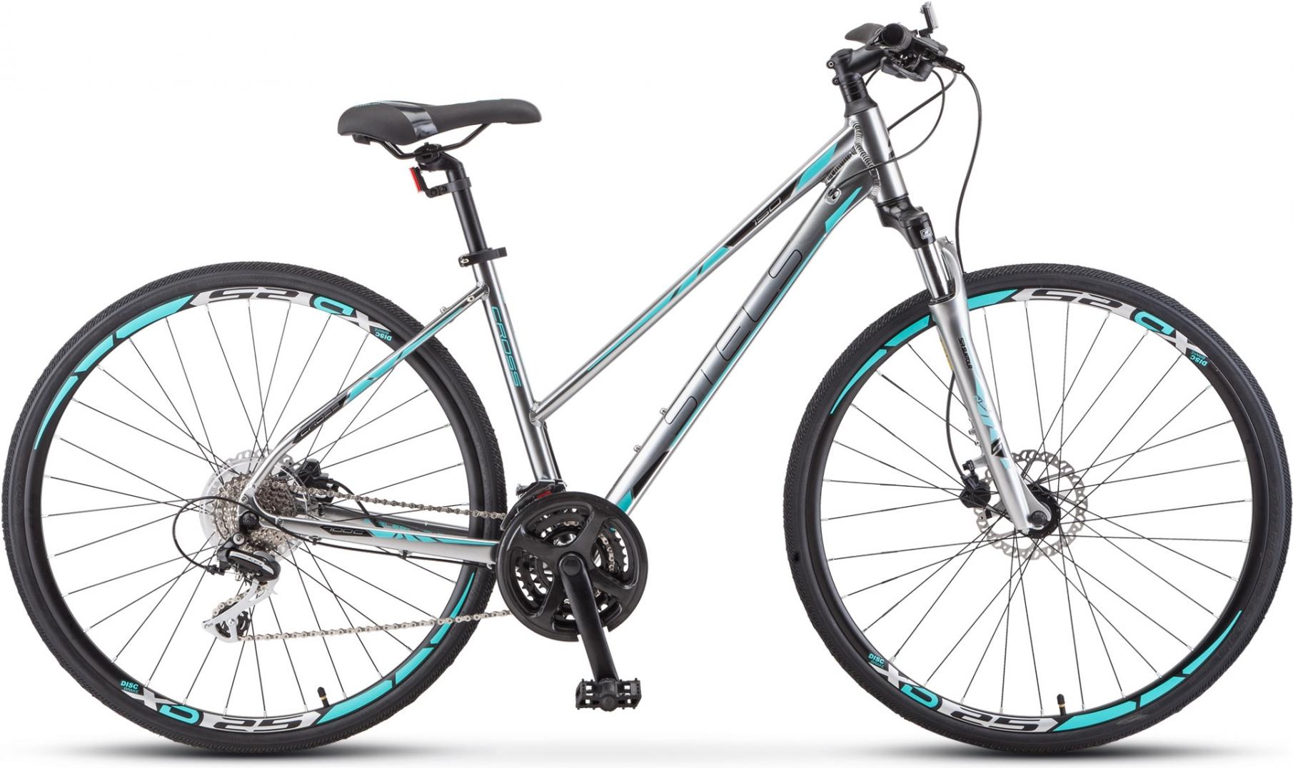 

Велосипед Stels Cross-150 D Lady 28" V010 рама 15.5 дюймов хром [LU092745,LU080924], Cross-150 D Lady 28" V010 15.5"