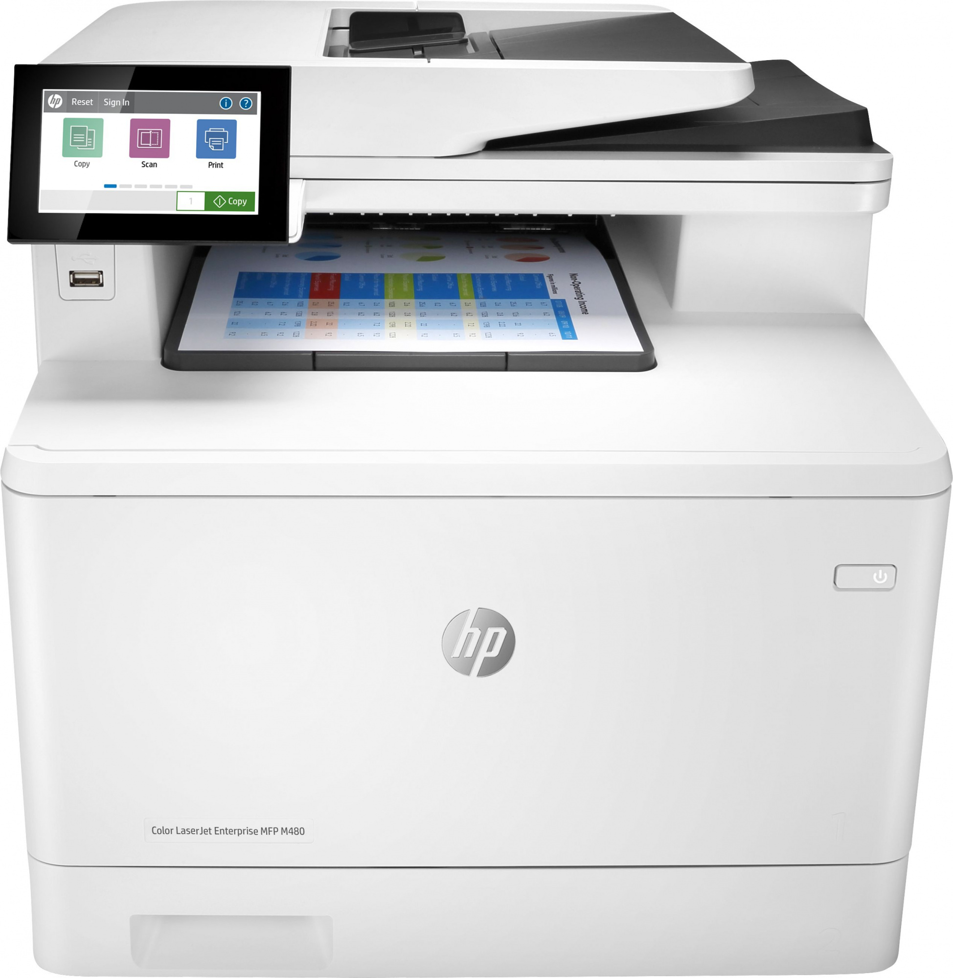 

МФУ HP Color LaserJet Pro M480f (3QA55A)