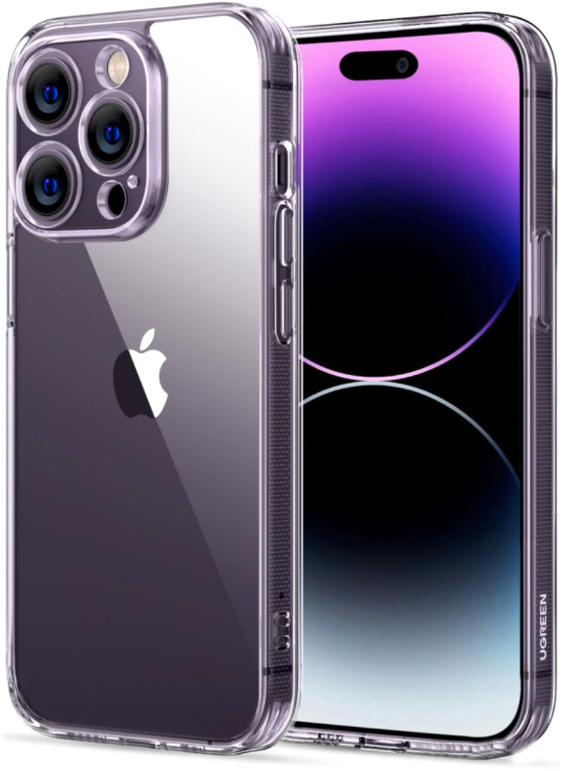 

Накладка силиконовая UGREEN LP620-90941 для Apple iPhone 14 Pro Max, прозрачная